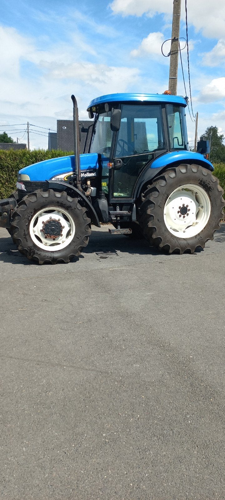 new Holland TD85D, Enlèvement, New Holland