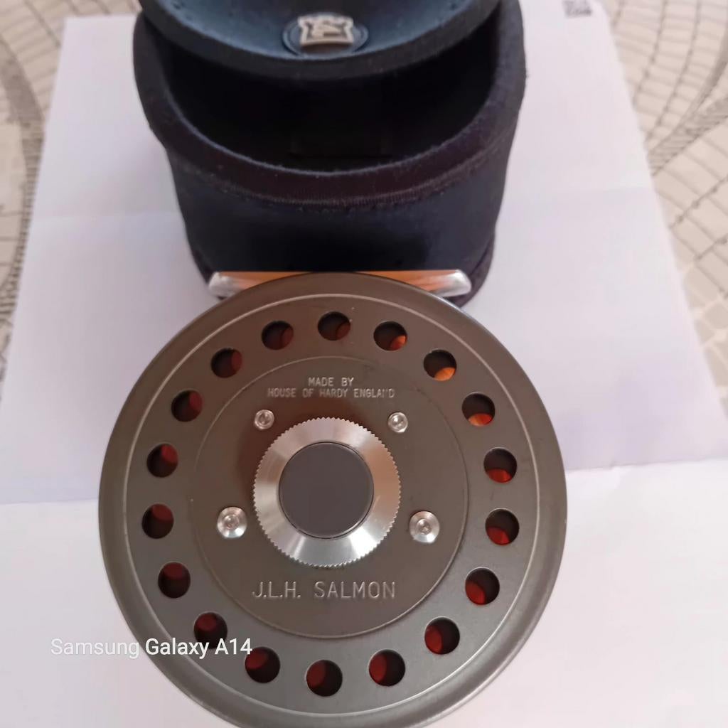 Moulinet Hardy JLH salmon +soie wf10f, Enlèvement ou Envoi, Comme neuf, Moulinet