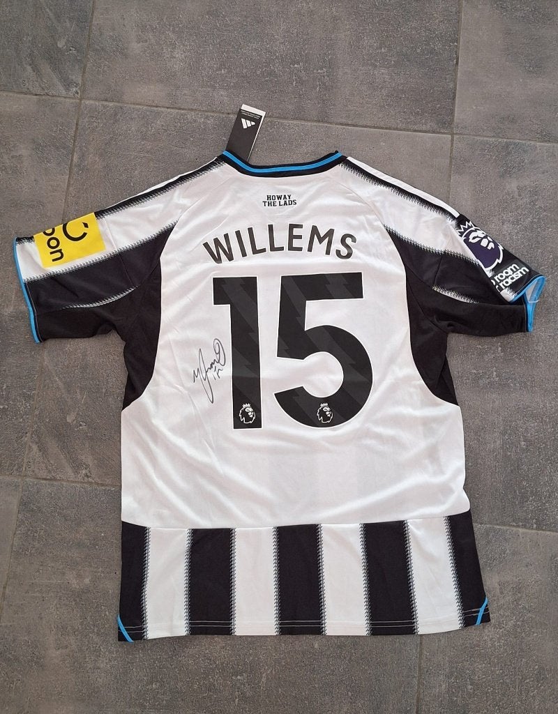 Shirt met handtekening; Jetro Willems # Newcastle United, Verzenden, Nieuw, Shirt