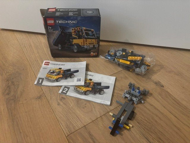 Camion à benne basculante LEGO Technic 42147 (2 en 1), Enlèvement ou Envoi, Lego, Ensemble complet, Instructions incluses