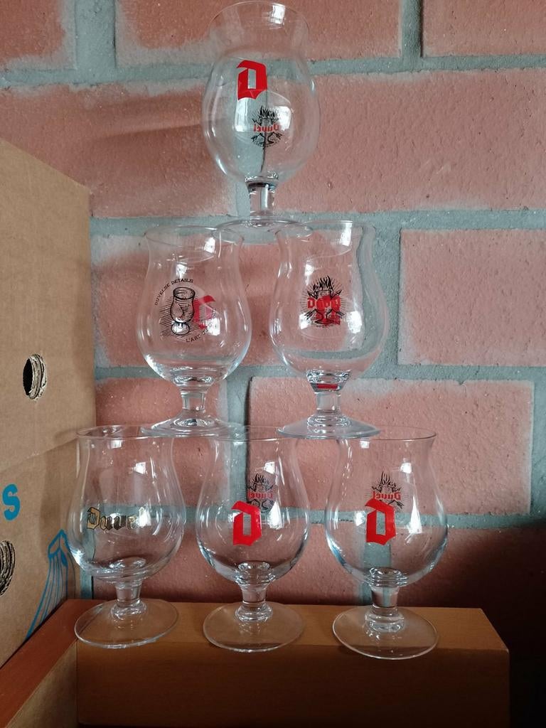 Duvelglazen 3 eu per stuk, Ophalen