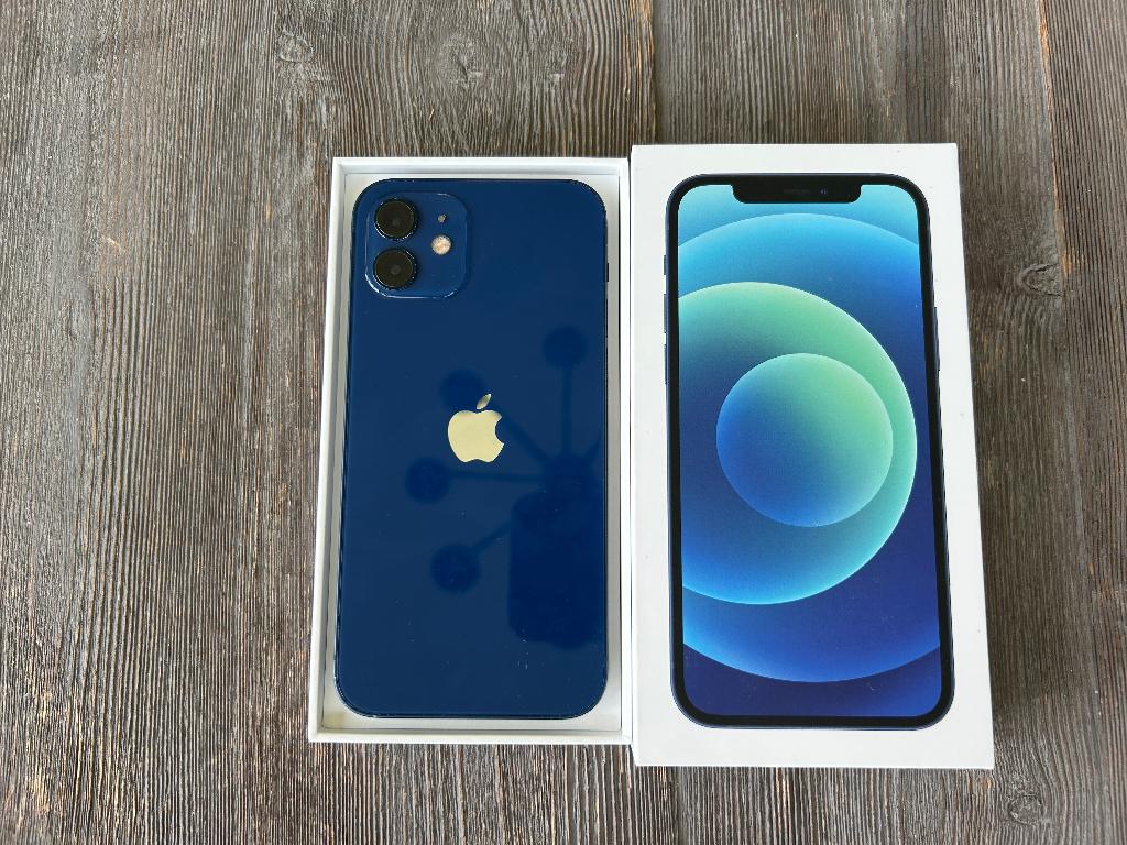 iPhone 12 128 GB, Telecommunicatie, Mobiele telefoons | Apple iPhone, Blauw, 78 %, Ophalen of Verzenden, IPhone 12