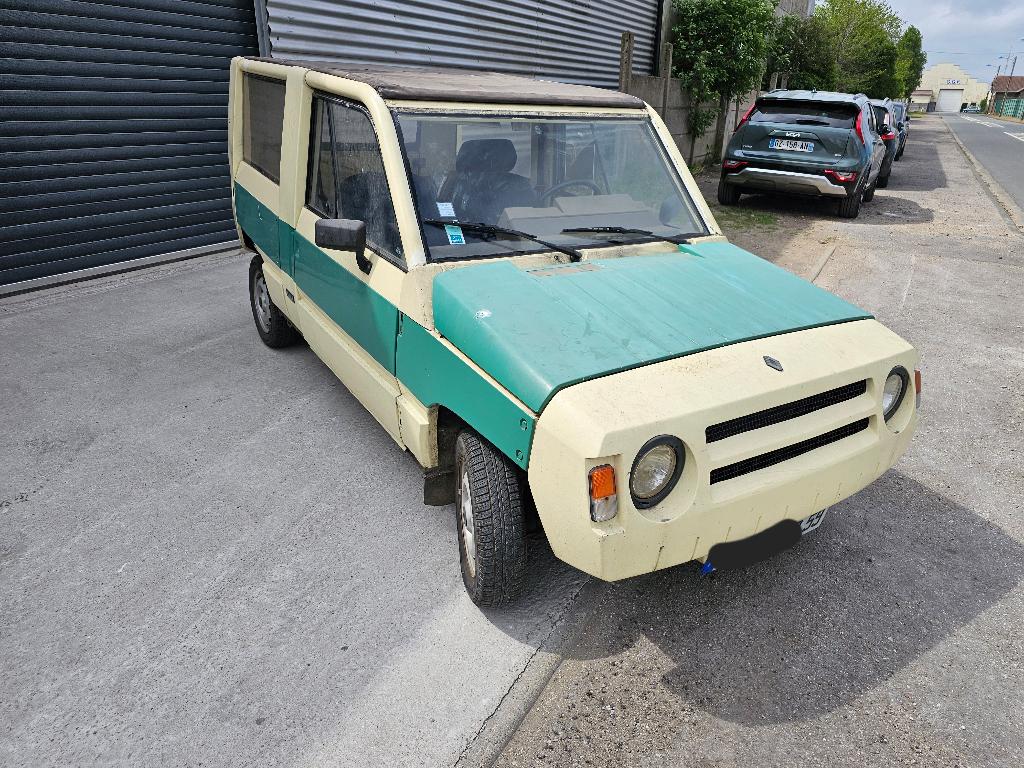Renault Rodeo, Auto's, Oldtimers, Particulier, Renault, Benzine, Cabriolet, 2 deurs, Handgeschakeld, Beige, Blauw, Voorwielaandrijving