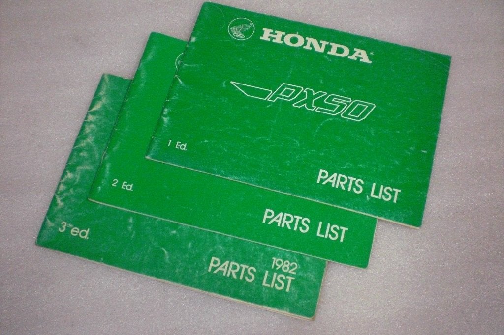 Honda PX 50 partlist 3 delen, Enlèvement ou Envoi, Utilisé, Autres types, Honda