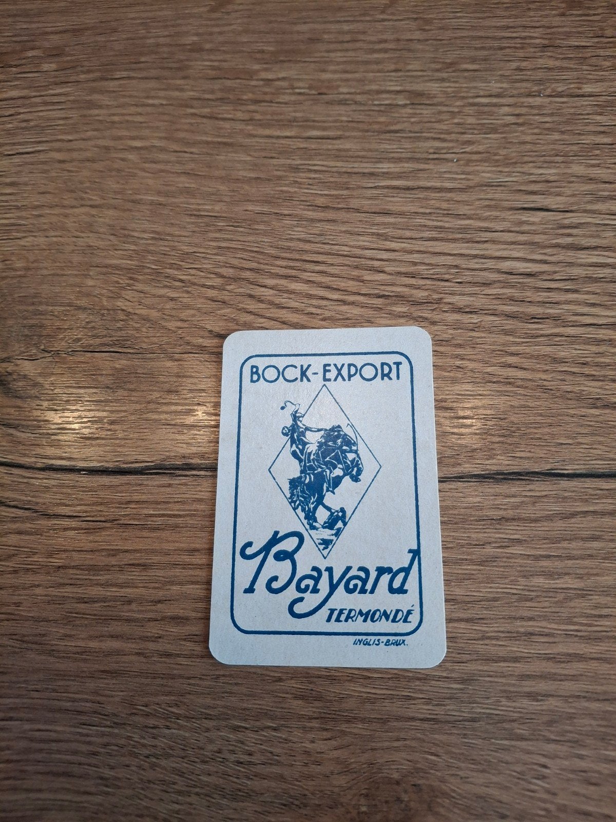 Vooroorlogse speelkaart bayard termonde, Ophalen of Verzenden