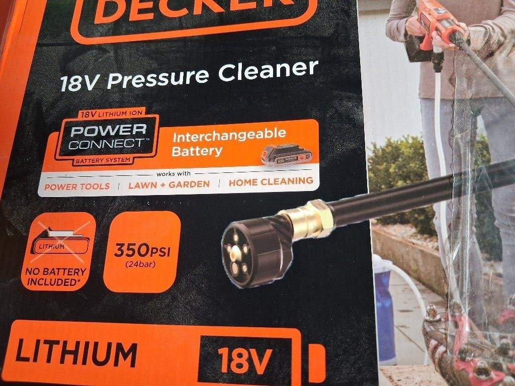 NETTOYEUR HAUTE PRESSION SANS FIL " NEUF"  BLACK et DEKKER, Tuin en Terras, Ophalen, Accu, Nieuw, Black&decker