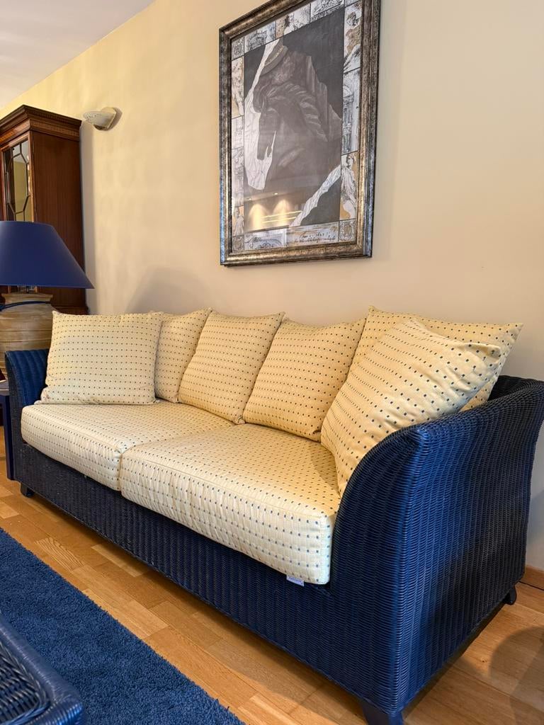 Luxer wicker 3-zits sofa van Ambiente – zeer goede staat, Enlèvement, Comme neuf