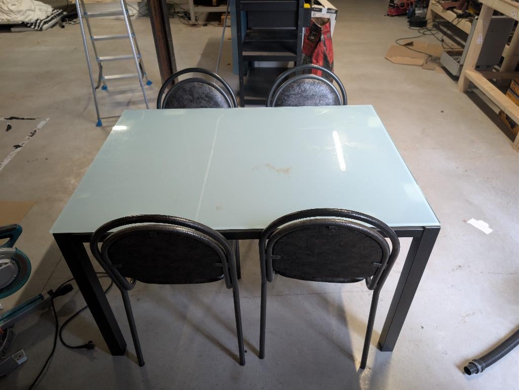 Glazen tafel, Huis en Inrichting, Ophalen, Glas