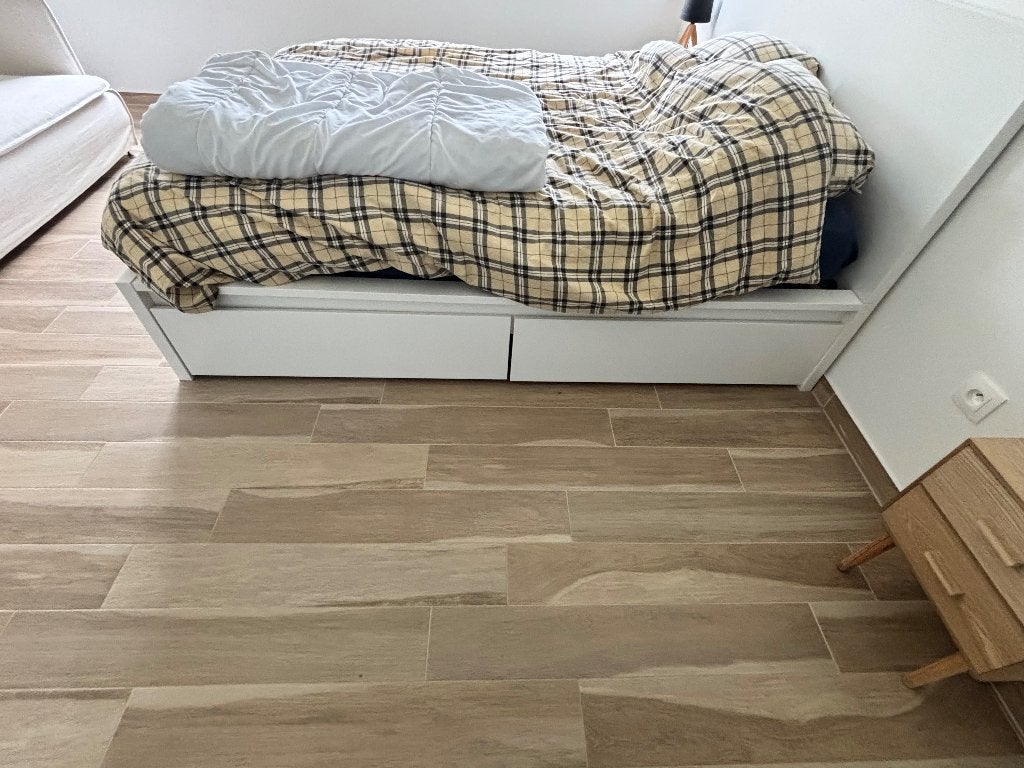Lit IKEA Malm blanc, Huis en Inrichting, Slaapkamer | Bedden, Gebruikt, Tweepersoons, 160 cm, 200 cm, Hout, Wit, Verstelbaar, Ophalen