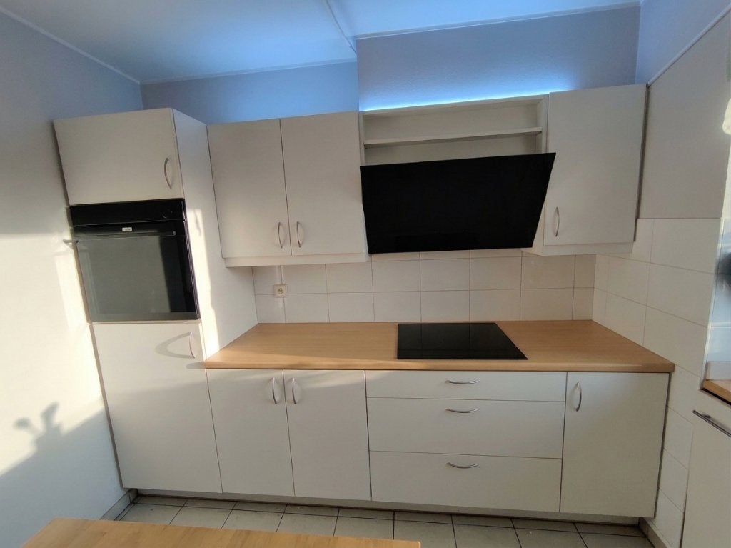 Gratis Keuken (zonder toestellen), Maison & Meubles, Enlèvement, Utilisé, Autres types, Blanc