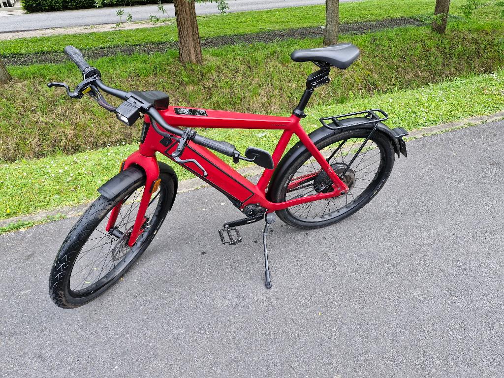 Stromer ST3 Sport Pinion Limited Edition - Imperial Red, 50 km par batterie ou plus, 59 cm ou plus, Enlèvement, Utilisé