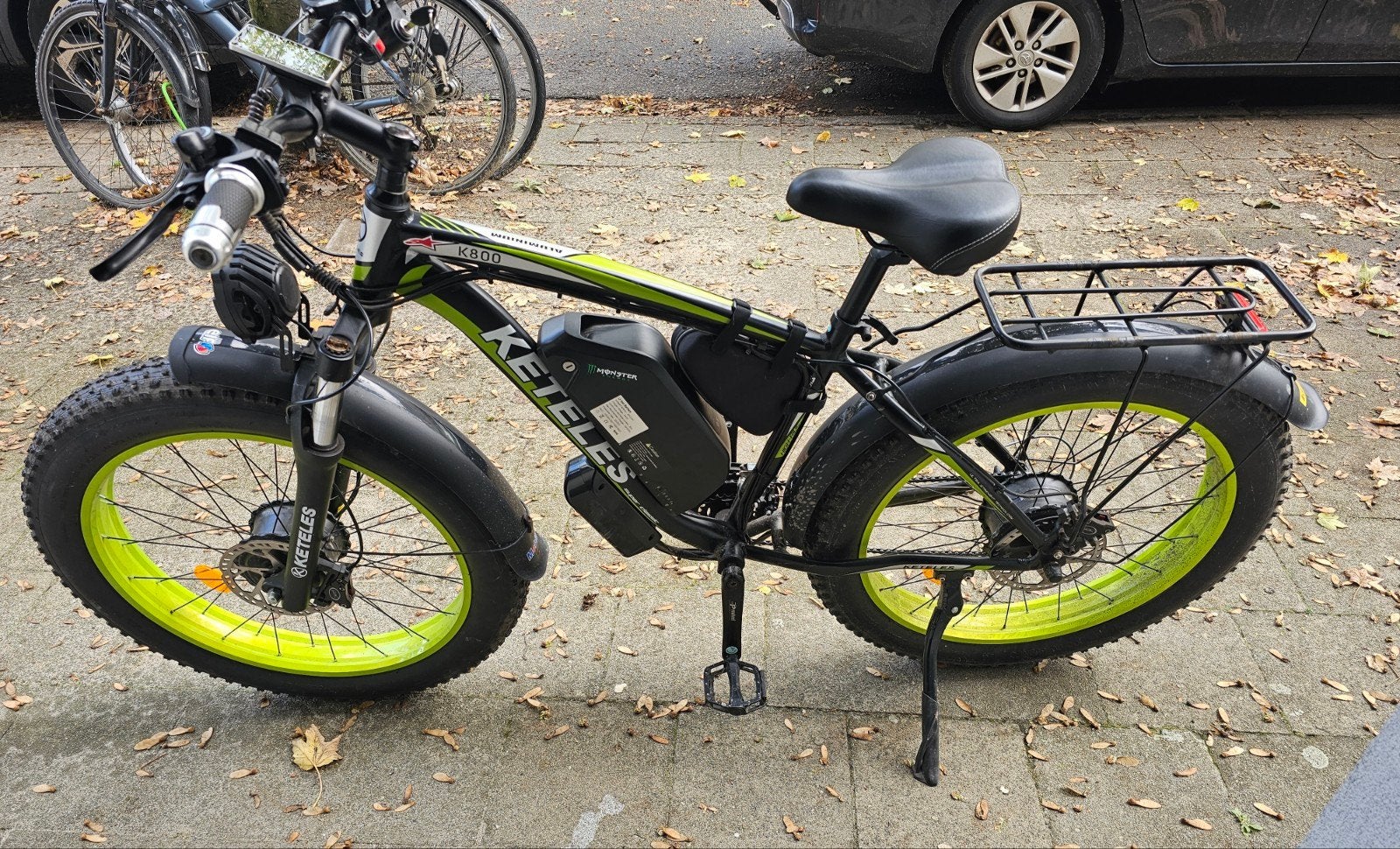 Electrische mountainbike/fatbike dual motor, weinig kms, 51 à 55 cm, Enlèvement, Comme neuf, 50 km par batterie ou plus