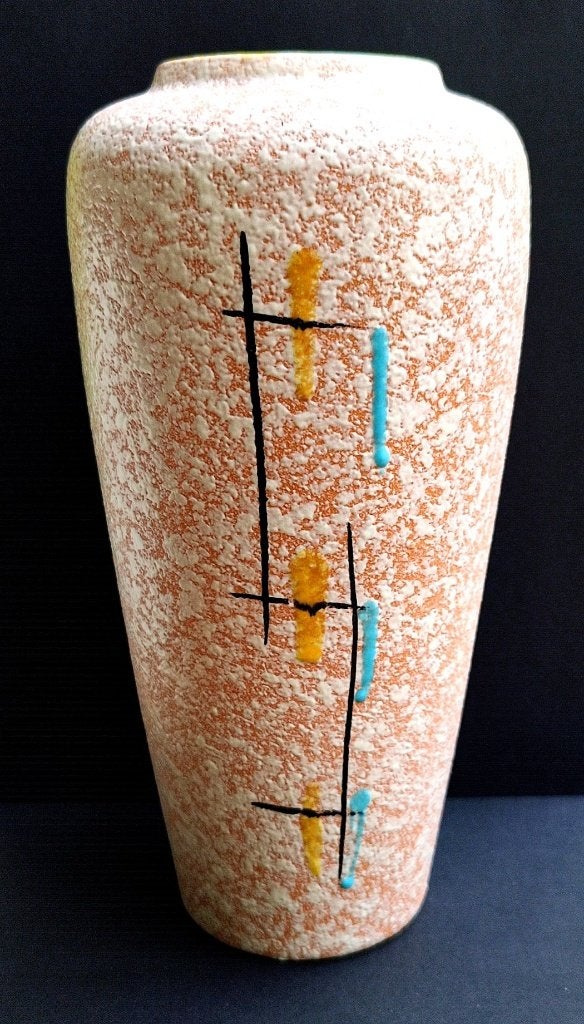 Mid-century design Scheurich vaas 1950's, Antiek en Kunst, Ophalen of Verzenden