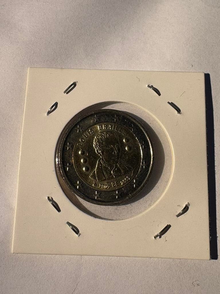 2 euros « Louis Braille », Enlèvement ou Envoi