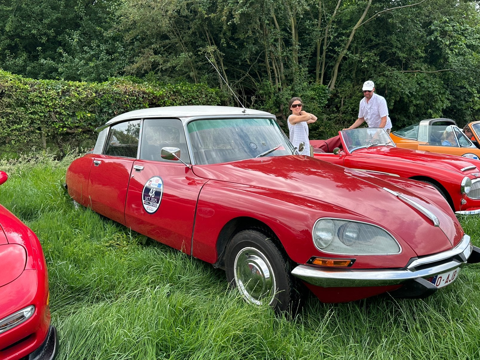 Citroën DS, Auto's, Citroën, Leder, Particulier, Rood