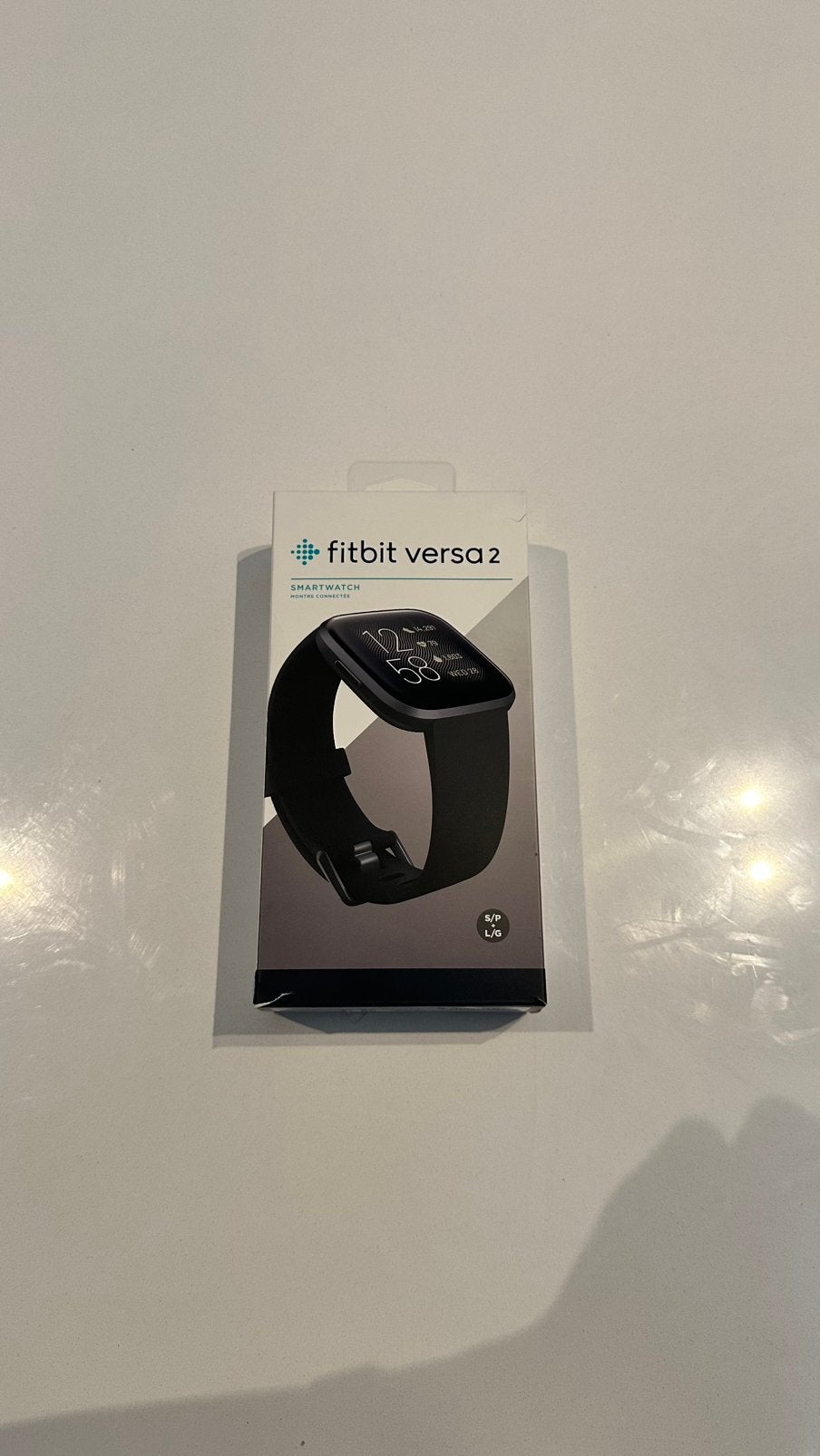 Fitbit Versa 2 - Zwart, Ophalen, Stappen, Zo goed als nieuw, Zwart