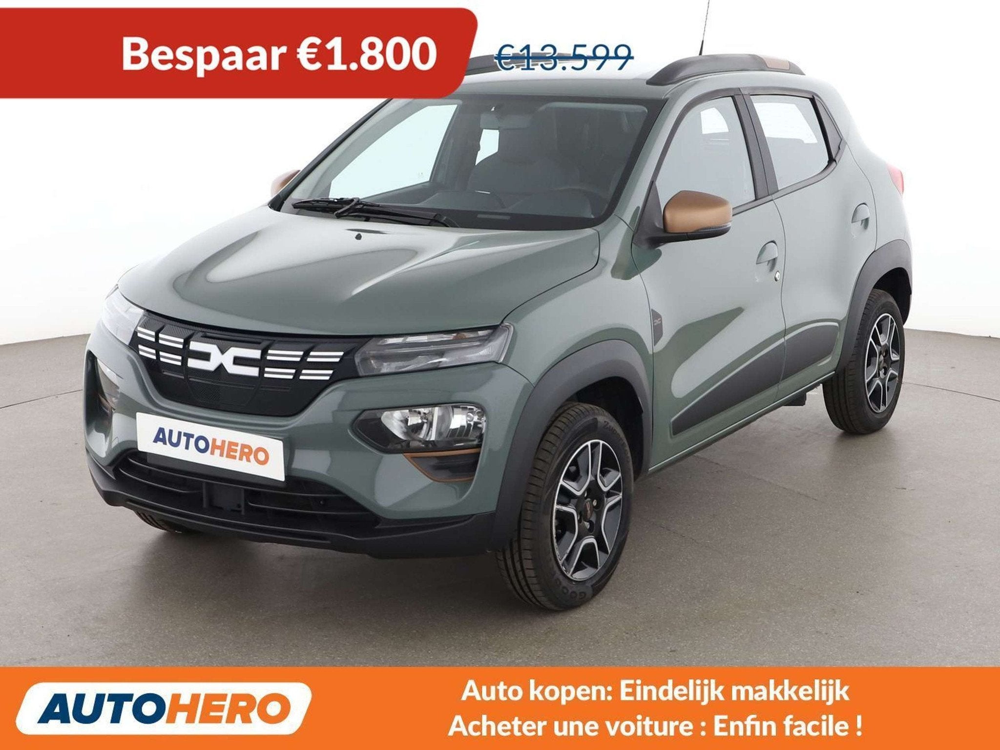 Dacia Spring electric drive 48 kW Extreme (bj 2023), Auto's, 4 zetels, Gebruikt, Zwart, https://public.car-pass.be/vhr/2b1994e6-3451-43c9-ac31-8fcf98eec15b