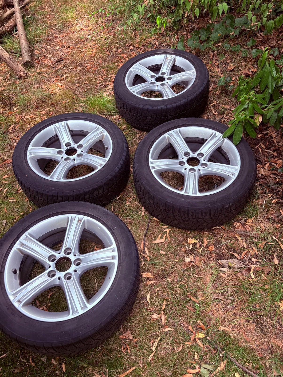 Originele BMW velg 3-reeks + winterband 225/50R17 98H, Auto-onderdelen, Banden en Velgen, Ophalen, Winterbanden, Banden en Velgen