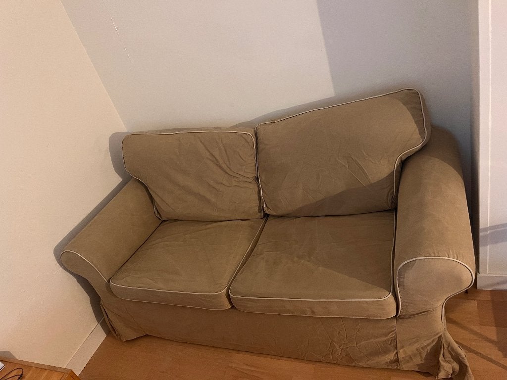 Zetel IKEA, Ophalen, Gebruikt, Tweepersoons, Rechte bank
