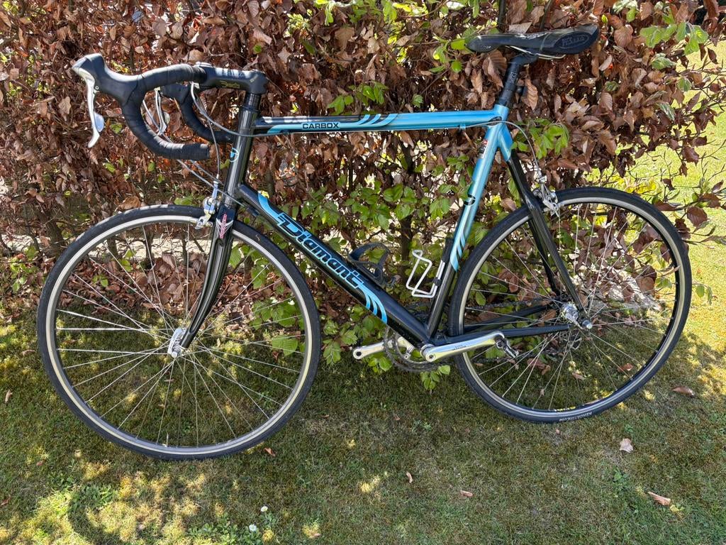 Koersfiets DIAMANT - blauw/zwart, Enlèvement, Comme neuf