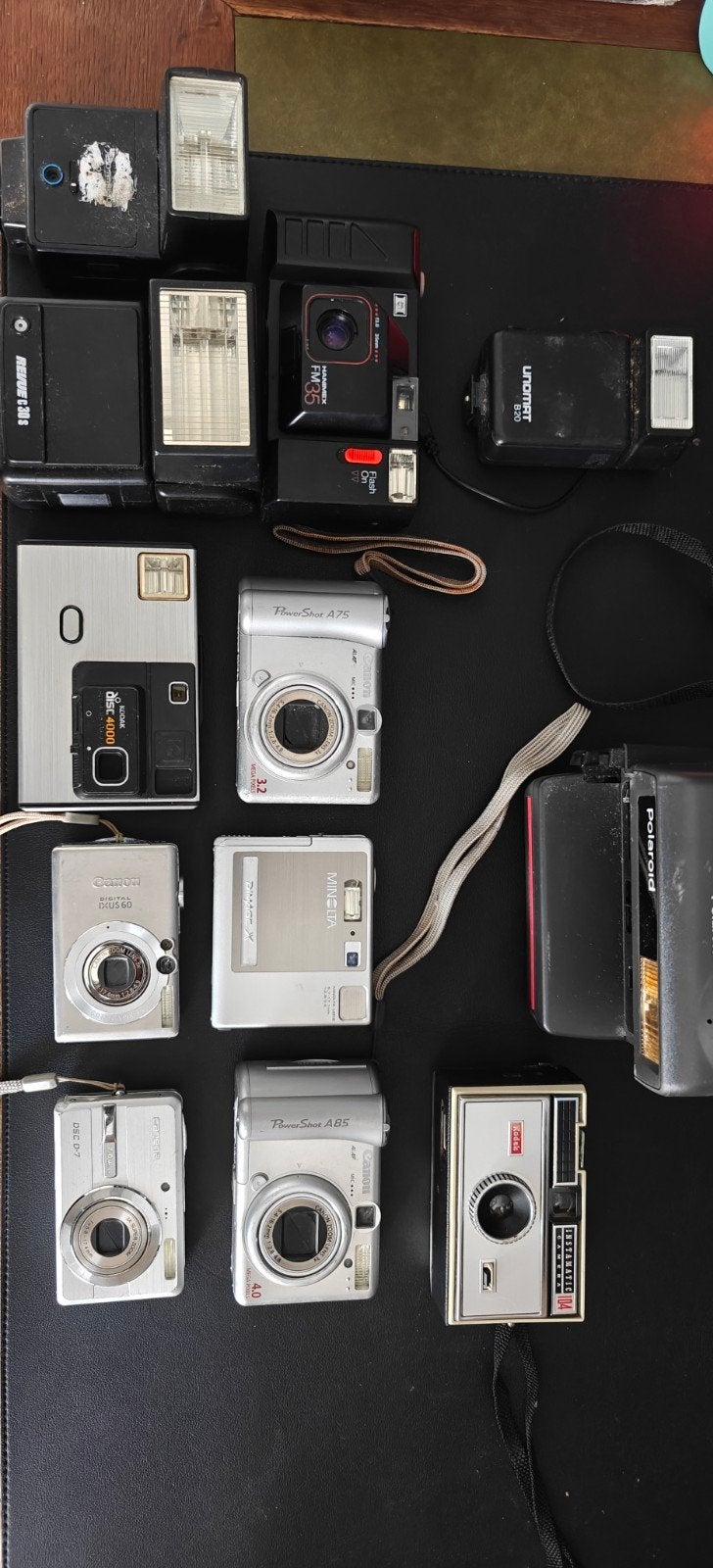 Analoge en digitale camera's, Ophalen
