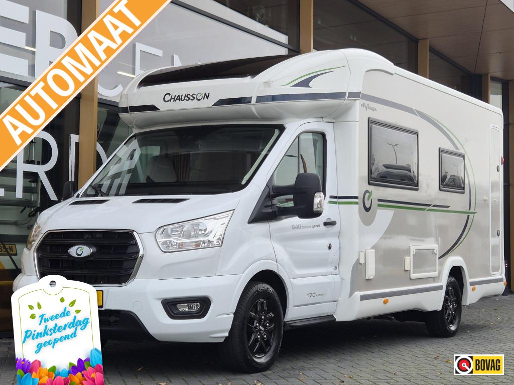 Chausson Titanium Premium 640 Automaat Face to face, Caravans en Kamperen, Mobilhomes, Bedrijf, tot en met 4, Half-integraal, Chausson