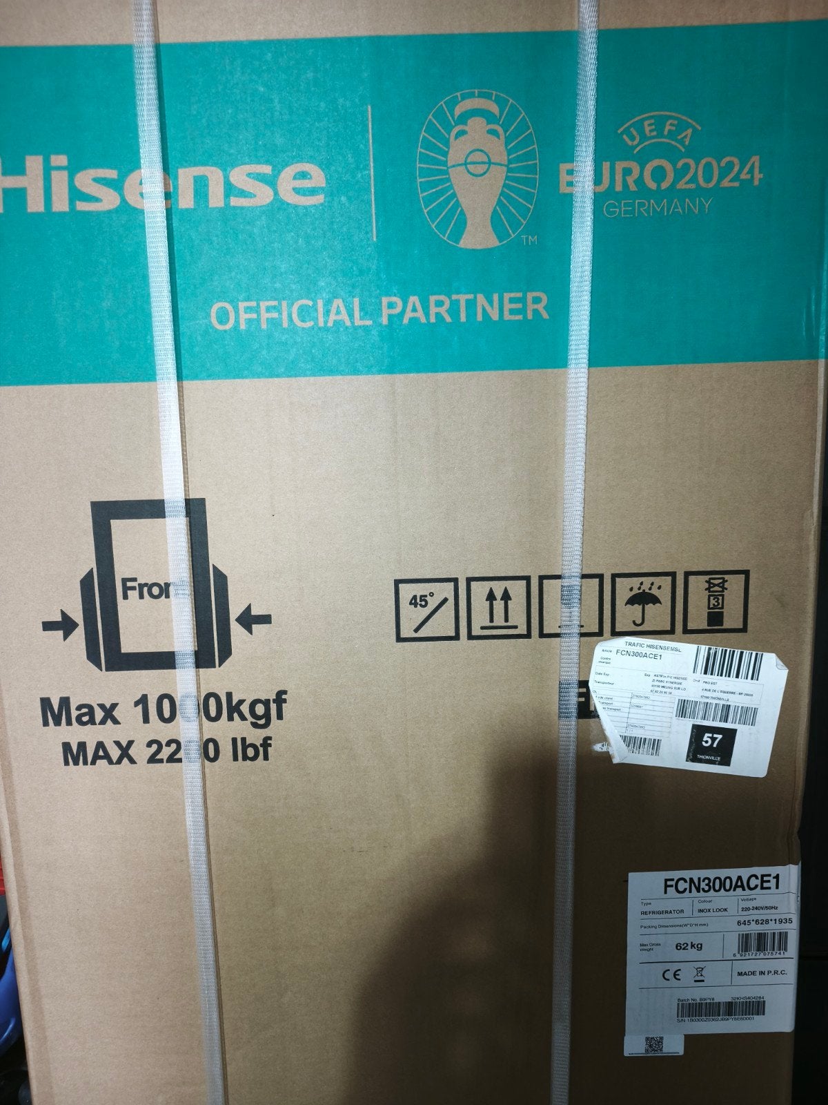 Réfrigérateur Hisense FCN300ACE1, Electroménager, Réfrigérateurs & Frigos, Enlèvement