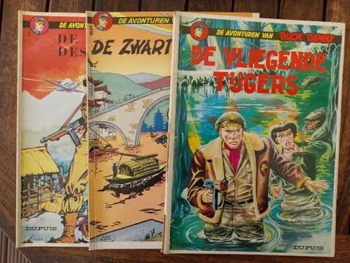 Lot van 17 strips Buck Danny, Boeken, Meerdere stripboeken, Verzenden, Gelezen