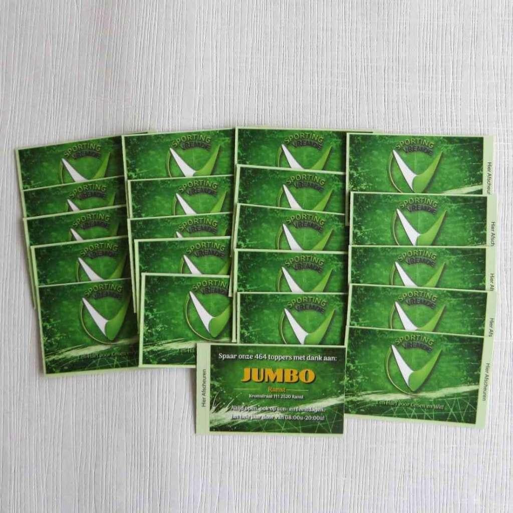 Sporting Vremde stickers (Jumbo) LOT, Ophalen of Verzenden, Nieuw, Sport