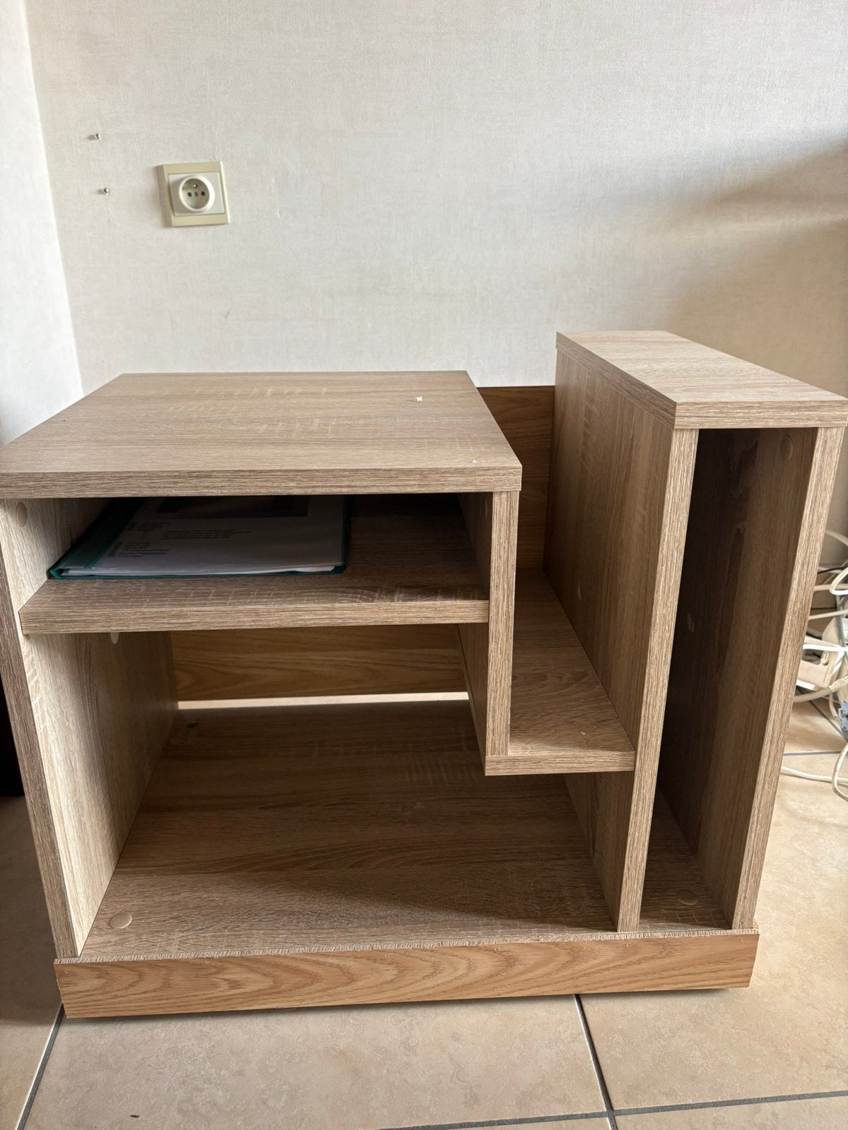 Leuk houten kastje op wieltjes, Autres essences de bois, Moins de 70 cm, Moins de 70 cm, Comme neuf