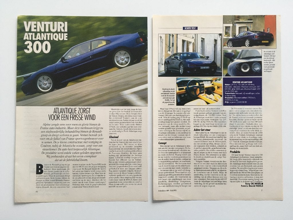 Article Venturi 300 Atlantique, Enlèvement ou Envoi, Comme neuf, Autres marques