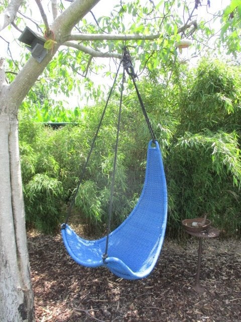 hangstoel schommelstoel voor aan terras , aan boom te hangen, Tuin en Terras, Ophalen, Gebruikt, Eenpersoons, Binnen