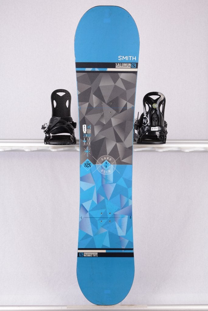Snowboard 140 cm SALOMON WILD CARD, noir/bleu, TOUT TERRAIN, Envoi, Utilisé, Planche