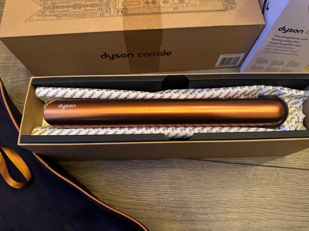 Dyson draadloze stijltang brons, Ophalen, Zo goed als nieuw