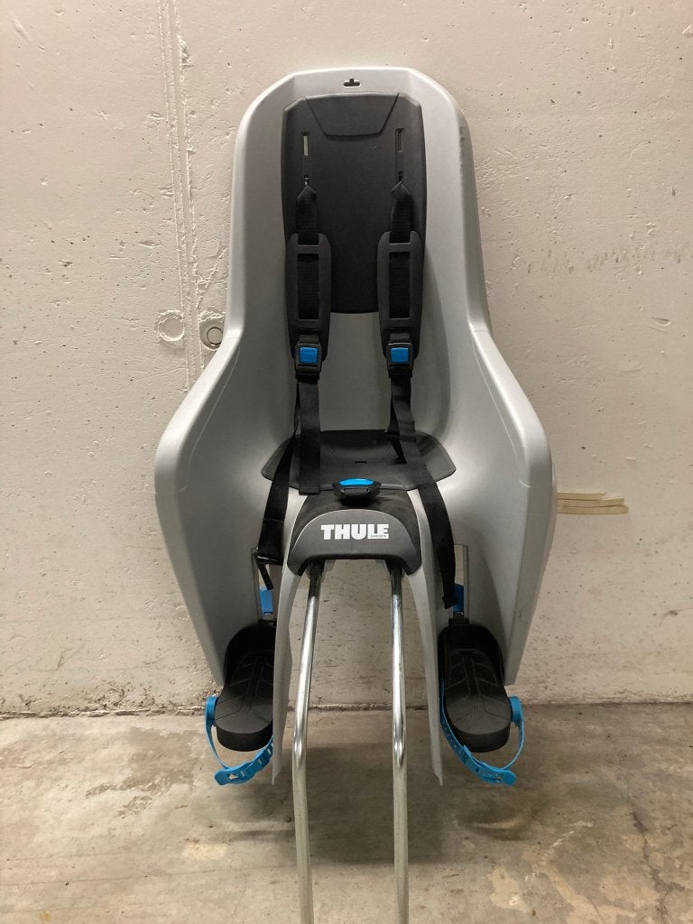 Thule kinderfietsstoel, 0 à 18 kg, Repose-pieds, Comme neuf, Enlèvement
