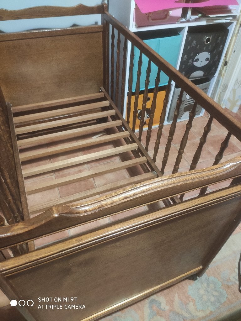 Lit cage enfant complet, Kinderen en Baby's, Babywiegjes en Ledikanten, Ophalen, Gebruikt, Ledikant