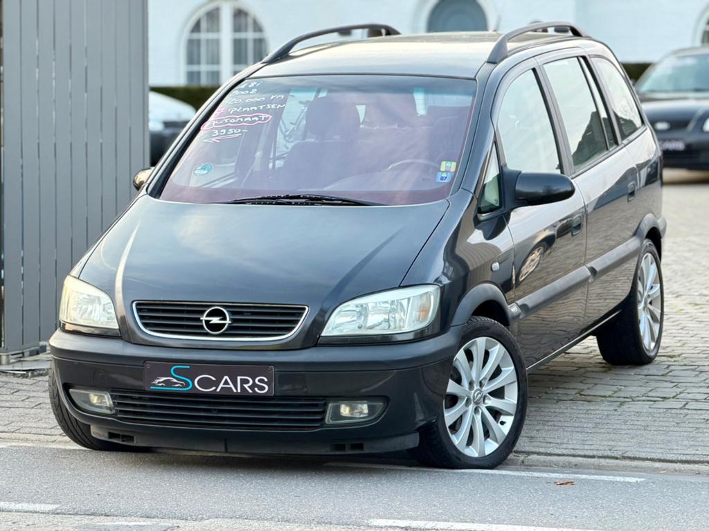 Opel zafira 1.8i ** Automatiek ** 7 Plaatsen ** 120.000 km**, 82 kW, 4 cilinders, Electronic Stability Program (ESP), Bedrijf