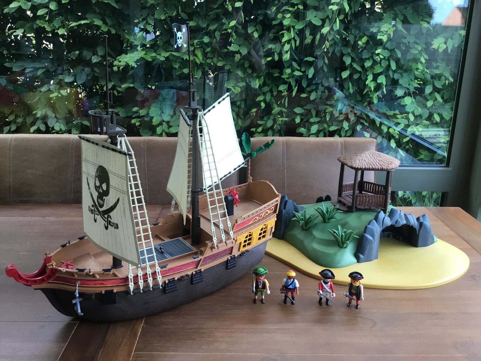Playmobil Piratenschip + Pirateneiland, Kinderen en Baby's, Ophalen of Verzenden