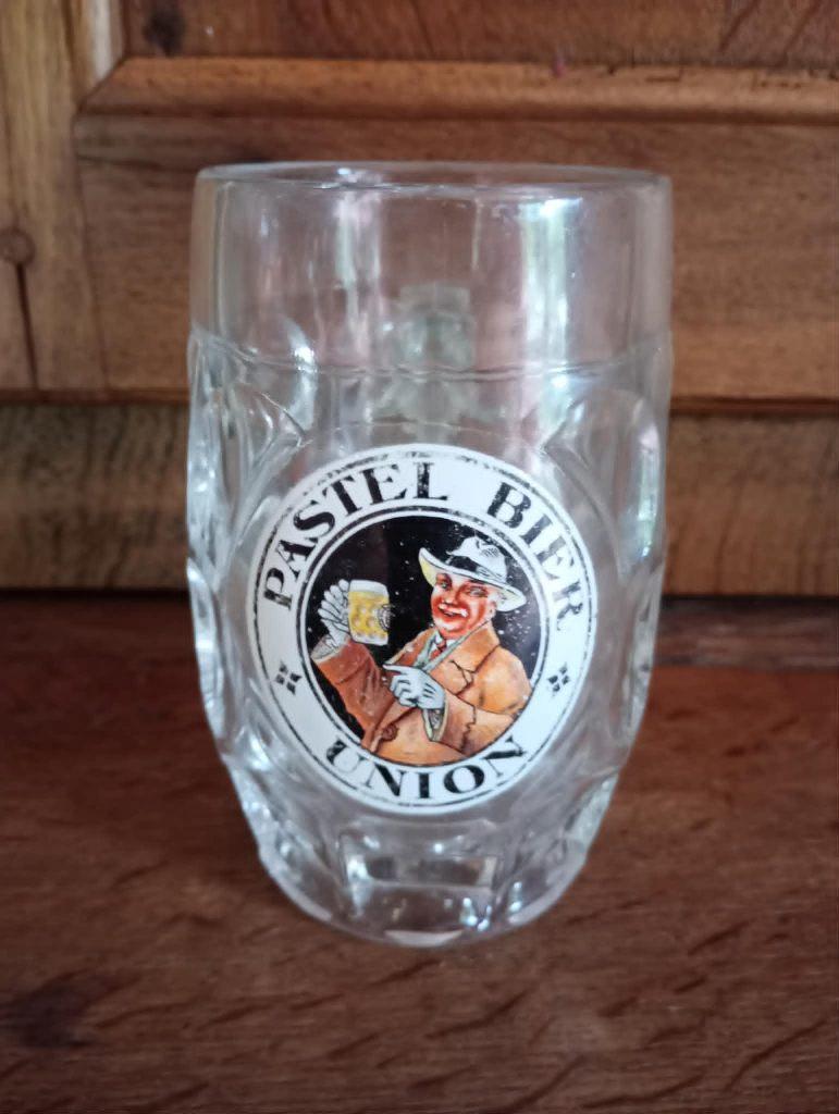 Brasserie bière ancien chope Pastel Bier, Enlèvement ou Envoi, Utilisé, Chope(s), Autres marques
