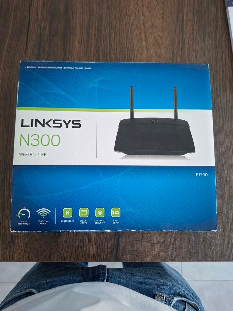 WiFi router Linksys N300, Enlèvement, Routeur