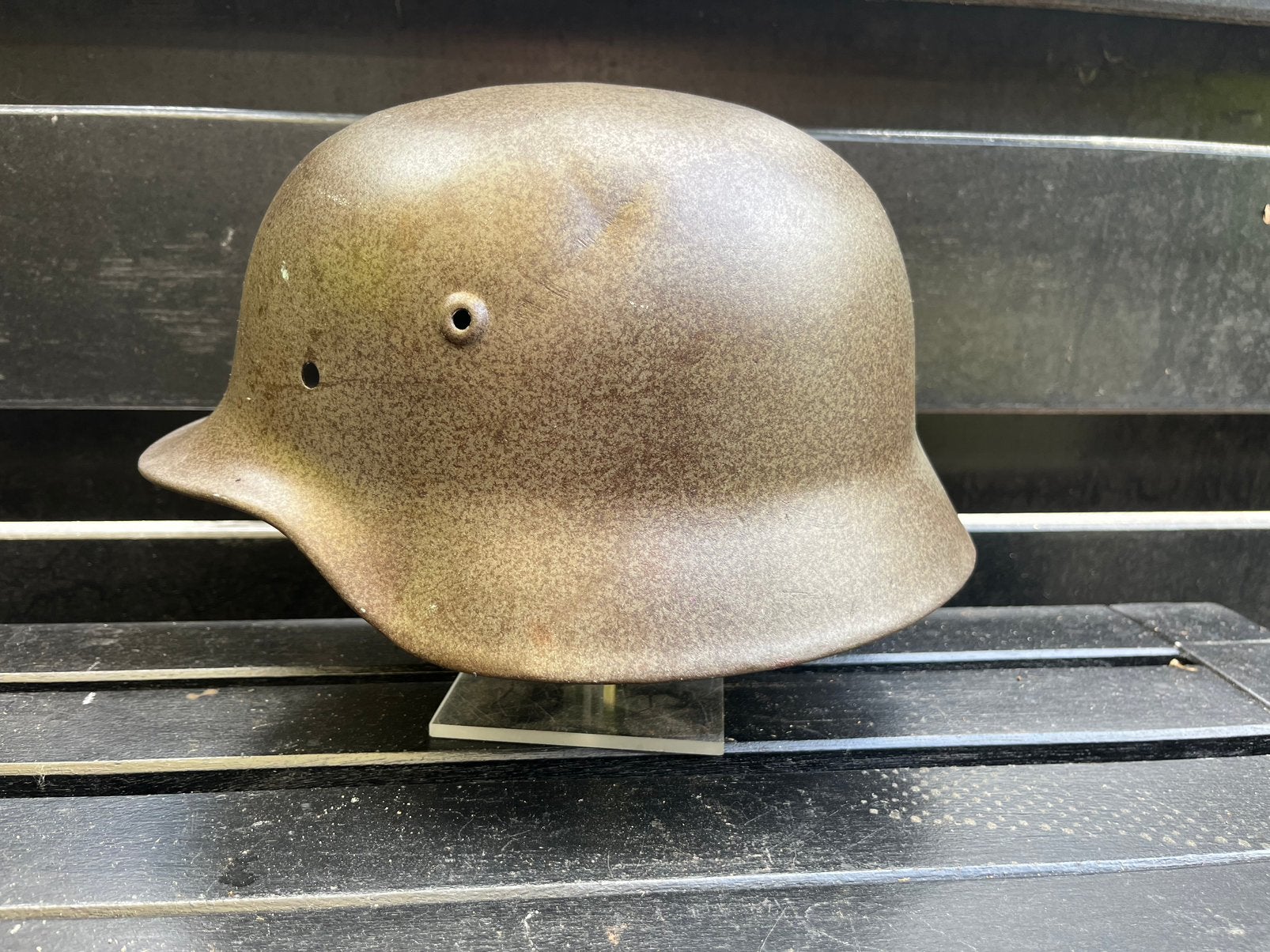 M40 duitse helm schaal luftwaffe, Ophalen of Verzenden, Landmacht, Helm of Baret