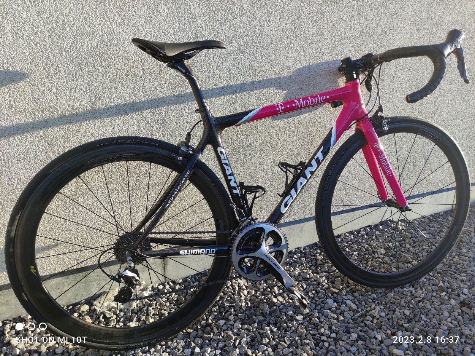 Giant road bike team T-Mobile, Ophalen, Carbon, Giant