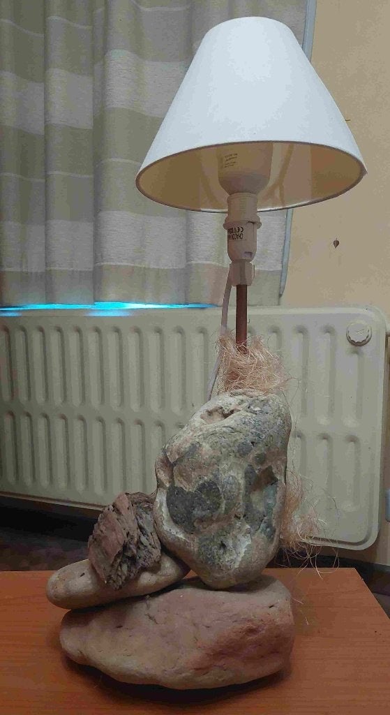 Lampe de table, 55 cm, Enlèvement, Utilisé, E14 (petit)