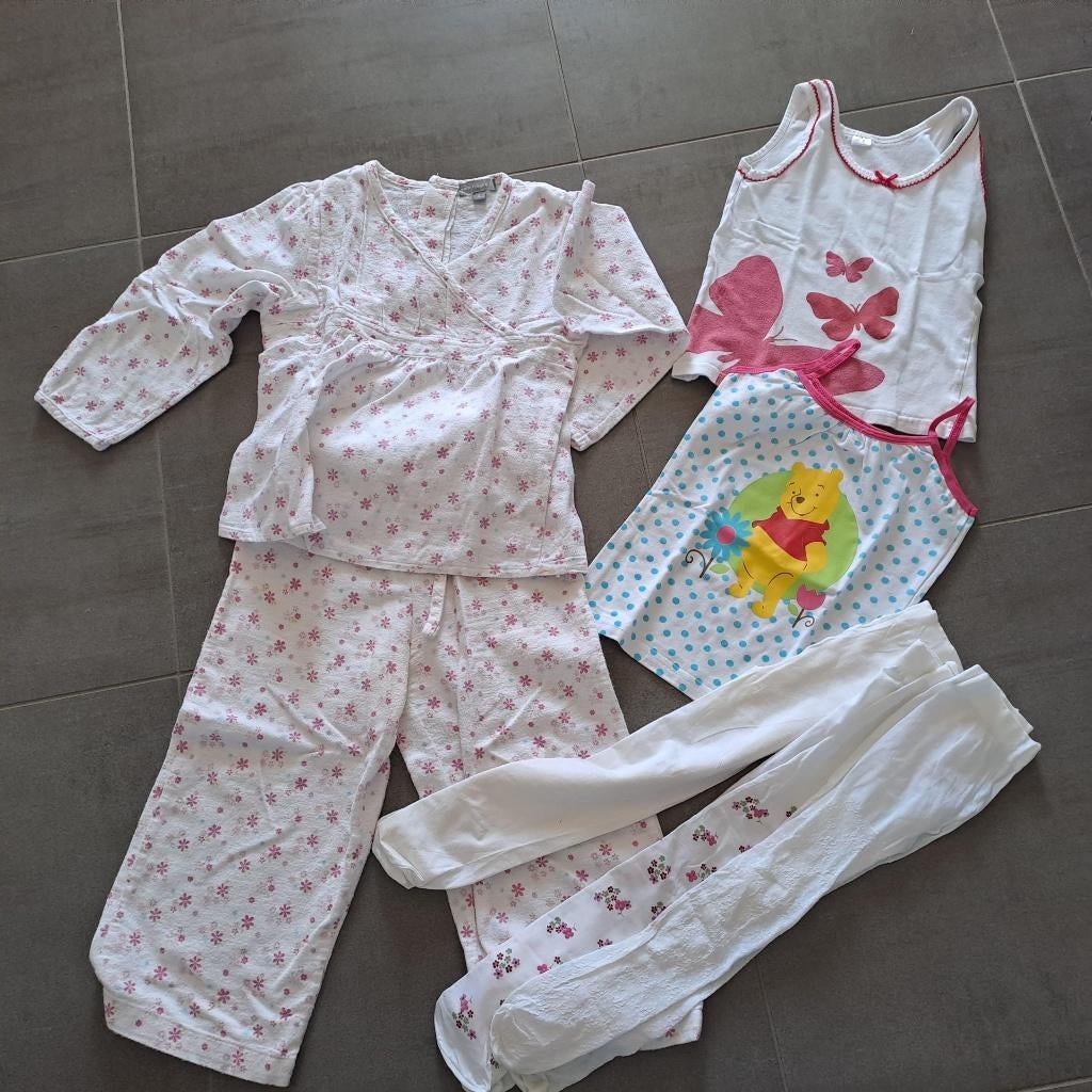pakketje nachtkleding,ondergoed, maat 104, Kinderen en Baby's, Ophalen of Verzenden, Zo goed als nieuw, Meisje, Nacht- of Onderkleding