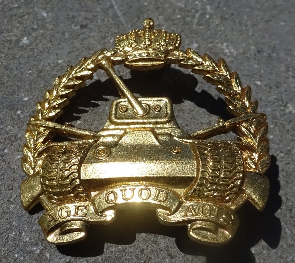 BELGIQUE: ABL / TP BLINDEES - BN TANK LOURD - INSIGNE BERET, Envoi, Armée de terre, Emblème ou Badge