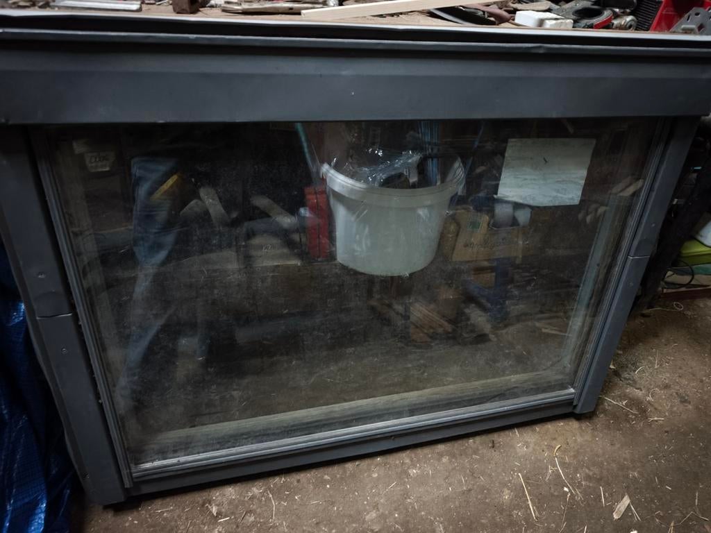 Velux 134x98 bois gris et naturel, Enlèvement