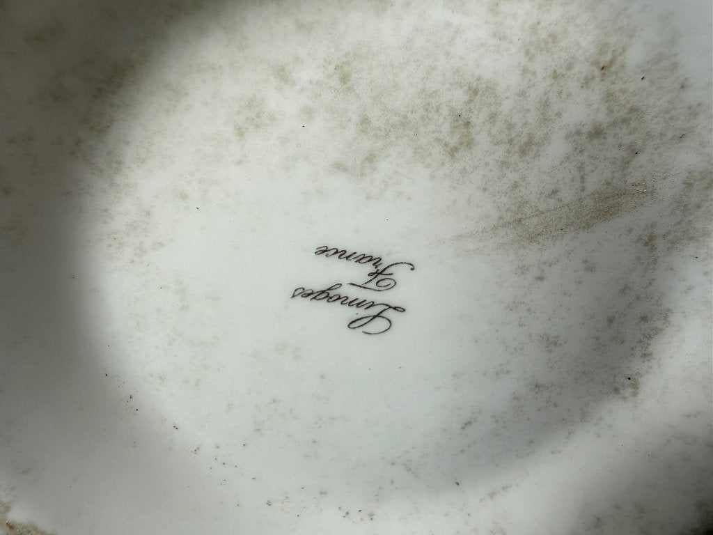 Antiek Franse porseleinen bloempot uit Limoges, Antiek en Kunst, Ophalen