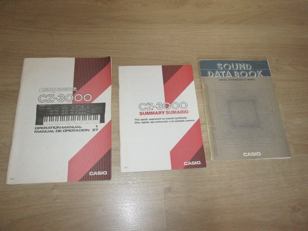 Casio CZ Synthesizer Literatuur, Musique & Instruments, Enlèvement ou Envoi, Utilisé
