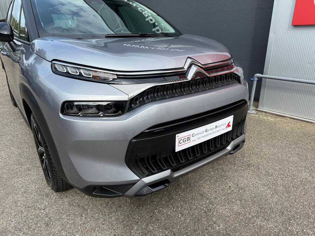 Citroën C3 Aircross 12 SHINE 110pk man6 ALS NIEUW 6000 KLM, Autos, Argent ou Gris, Achat, Euro 6, Boîte manuelle