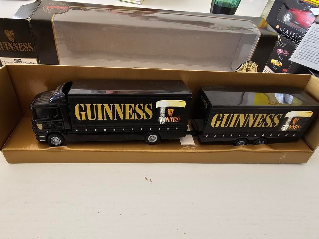 Camion 4 roues Corgi Guinness Scania avec remorque, Enlèvement ou Envoi